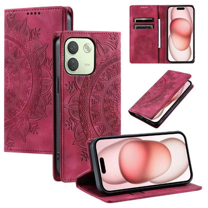 Totem Embossed Magnetic Leather Phone Case, For Redmi Note 17 5G/4G 169.7mm, For Redmi Note 17 Pro+ 5G Global 163.4mm, For Redmi 17 5G/4G Global 170mm, For Redmi Note 14 4G EU 164.84mm, For Redmi Note 14 Pro 4G, For Xiaomi Redmi Note 14 5G