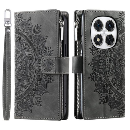 Multi-Card Totem Zipper Leather Phone Case, For Redmi Note 17 5G/4G 169.7mm, For Redmi Note 17 Pro+ 5G Global 163.4, For Redmi 17 5G/4G Global 170mm, For Redmi Note 14 4G EU 164.84mm, For Redmi Note 14 Pro 4G, For Xiaomi Redmi Note 14 5G