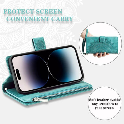 Multi-Card Totem Zipper Leather Phone Case, For Redmi Note 17 5G/4G 169.7mm, For Redmi Note 17 Pro+ 5G Global 163.4, For Redmi 17 5G/4G Global 170mm, For Redmi Note 14 4G EU 164.84mm, For Redmi Note 14 Pro 4G, For Xiaomi Redmi Note 14 5G