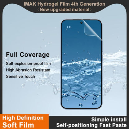 imak 4th Generation Full Coverage Screen Hydrogel Film Protector, For vivo iQOO Z11 5G, For vivo iQOO 15 Ultra 5G, For vivo V70 5G / V70 Elite 5G, For vivo iQOO 15R 5G, For vivo iQOO Z11 Turbo 5G, For vivo S50 Pro mini 5G, For vivo S50 5G              ...
