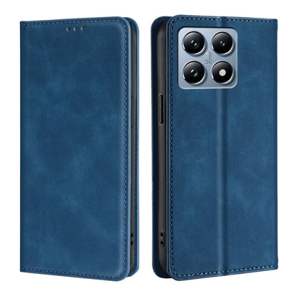 Skin Feel Magnetic Leather Phone Case, For Xiaomi 17 Ultra, For Xiaomi Civi 5 Pro 5G, For Xiaomi 15 Ultra, For Xiaomi 14T Pro 5G, For Xiaomi 14T 5G