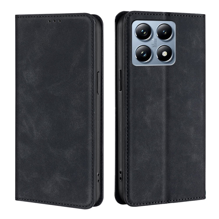 Skin Feel Magnetic Leather Phone Case, For Xiaomi 17 Ultra, For Xiaomi Civi 5 Pro 5G, For Xiaomi 15 Ultra, For Xiaomi 14T Pro 5G, For Xiaomi 14T 5G