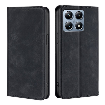 Skin Feel Magnetic Leather Phone Case, For Xiaomi 17 Ultra, For Xiaomi Civi 5 Pro 5G, For Xiaomi 15 Ultra, For Xiaomi 14T Pro 5G, For Xiaomi 14T 5G