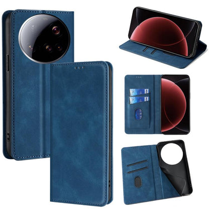 Skin Feel Magnetic Leather Phone Case, For Xiaomi 17 Ultra, For Xiaomi Civi 5 Pro 5G, For Xiaomi 15 Ultra, For Xiaomi 14T Pro 5G, For Xiaomi 14T 5G
