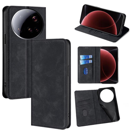 Skin Feel Magnetic Leather Phone Case, For Xiaomi 17 Ultra, For Xiaomi Civi 5 Pro 5G, For Xiaomi 15 Ultra, For Xiaomi 14T Pro 5G, For Xiaomi 14T 5G