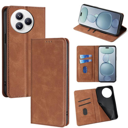 Skin Feel Magnetic Leather Phone Case, For Xiaomi 17 Ultra, For Xiaomi Civi 5 Pro 5G, For Xiaomi 15 Ultra, For Xiaomi 14T Pro 5G, For Xiaomi 14T 5G