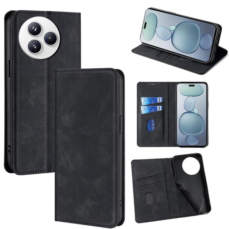 Skin Feel Magnetic Leather Phone Case, For Xiaomi 17 Ultra, For Xiaomi Civi 5 Pro 5G, For Xiaomi 15 Ultra, For Xiaomi 14T Pro 5G, For Xiaomi 14T 5G