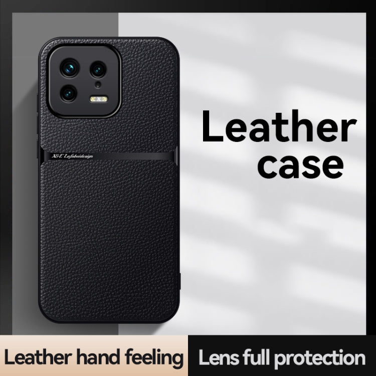 Litchi Leather Magnetic Full Coverage Shockproof Phone Case, For Xiaomi 13, For Xiaomi 12 Pro / 12S Pro, For Xiaomi 12 / 12S / 12X, For Xiaomi 11T / 11T Pro, For Xiaomi Mi 11 Lite 4G / 5G, For Xiaomi Mi 11 Pro, For Xiaomi Mi 11