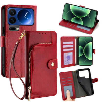 Zipper Bag Leather Phone Case, For Xiaomi 17 Ultra, For Xiaomi 17 Pro Max, For Xiaomi 17 Pro, For Xiaomi 17, For Xiaomi Civi 5 Pro 5G, For Xiaomi 15 Ultra, For Xiaomi 14T Pro 5G, For Xiaomi 14T 5G