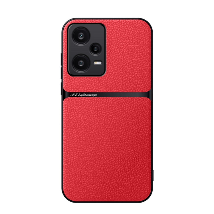 Litchi Leather Magnetic Full Coverage Shockproof Phone Case, For Redmi Note 12 4G Global, For Redmi Note 12 Pro 5G Global, For Redmi Note 12 5G Global, For Redmi K60 / K60 Pro, For Redmi K60E, For Redmi Note 12 Pro Speed                                ...