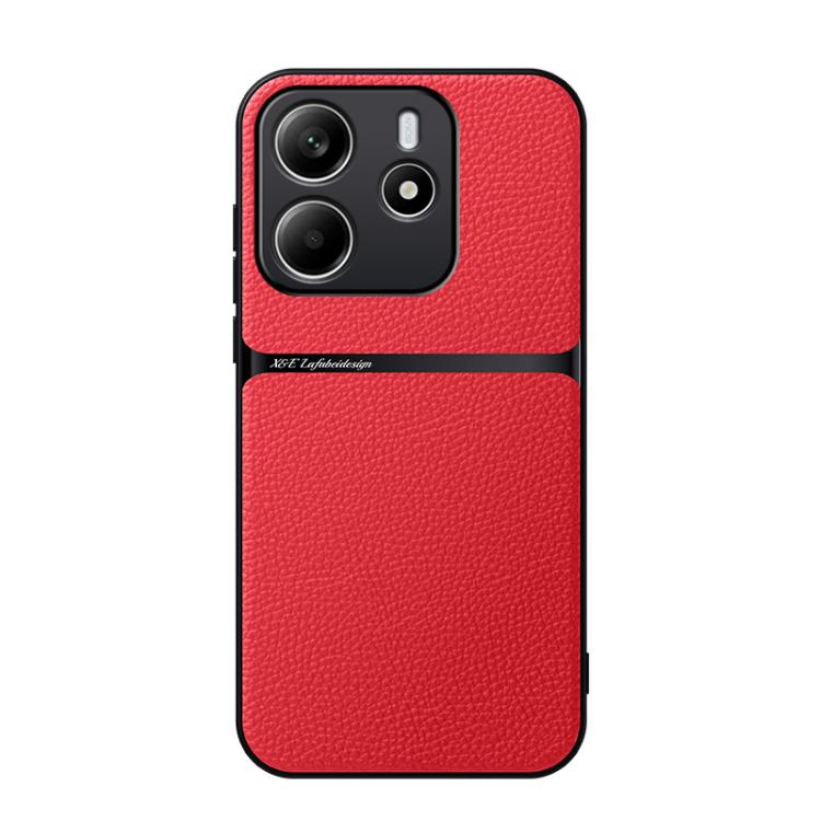 Litchi Leather Magnetic Full Coverage Shockproof Phone Case, For Redmi Turbo 5 Max 5G / Poco X8 Pro Max 5G, For Redmi Turbo 5 5G / Poco X8 Pro 5G, For Redmi Note 15 Pro+ 5G 163.3mm / Poco M8 Pro 5G, For Redmi Note 15 4G / 5G Global 164mm / Poco M8 5G  ...