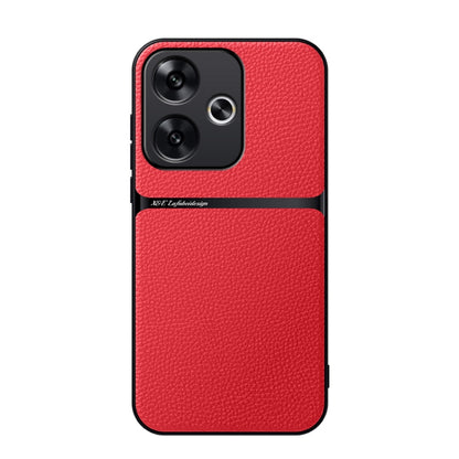 Litchi Leather Magnetic Full Coverage Shockproof Phone Case, For Redmi Note 14 Pro 5G, For Redmi 14C 4G, For Redmi K70 Ultra, For Redmi 13 4G / Xiaomi Poco M6 4G, For Redmi Turbo 3 / Xiaomi Poco F6, For Redmi K70 / Xiaomi Poco F6 Pro                   ...
