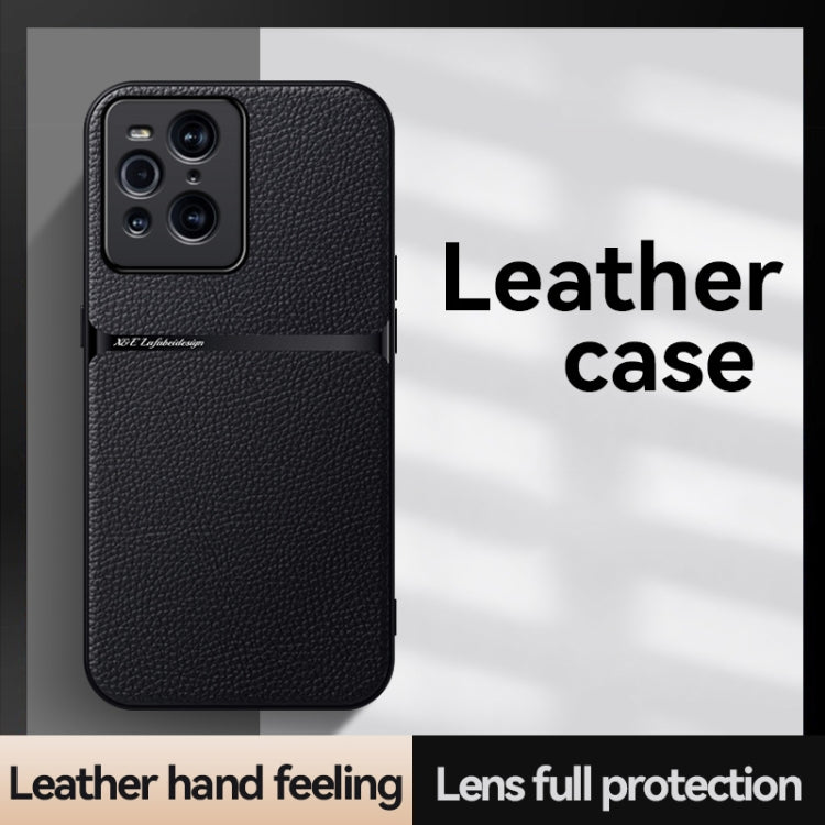 Litchi Leather Magnetic Full Coverage Shockproof Phone Case, For OPPO Find X3, For OPPO Reno5 4G / 5G, For OPPO Reno5 Pro+, For OPPO Reno5 Pro