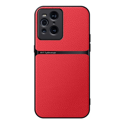 Litchi Leather Magnetic Full Coverage Shockproof Phone Case, For OPPO Find X3, For OPPO Reno5 4G / 5G, For OPPO Reno5 Pro+, For OPPO Reno5 Pro