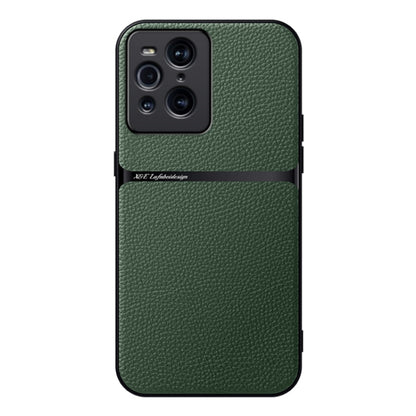 Litchi Leather Magnetic Full Coverage Shockproof Phone Case, For OPPO Find X3, For OPPO Reno5 4G / 5G, For OPPO Reno5 Pro+, For OPPO Reno5 Pro