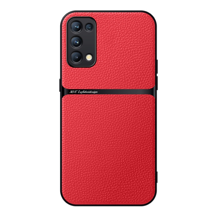 Litchi Leather Magnetic Full Coverage Shockproof Phone Case, For OPPO Find X3, For OPPO Reno5 4G / 5G, For OPPO Reno5 Pro+, For OPPO Reno5 Pro
