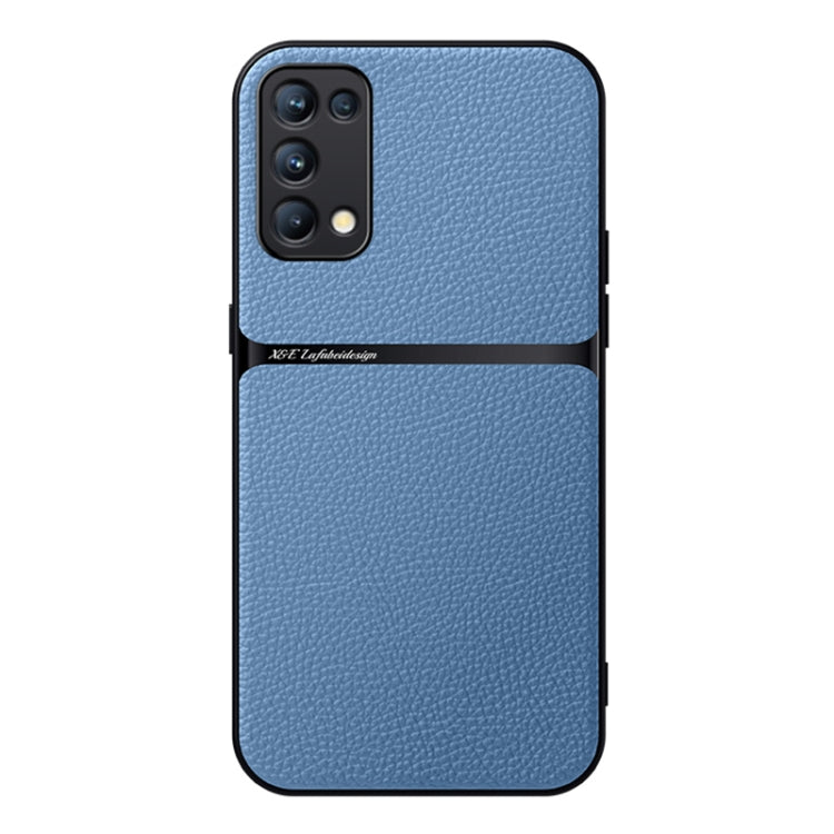 Litchi Leather Magnetic Full Coverage Shockproof Phone Case, For OPPO Find X3, For OPPO Reno5 4G / 5G, For OPPO Reno5 Pro+, For OPPO Reno5 Pro