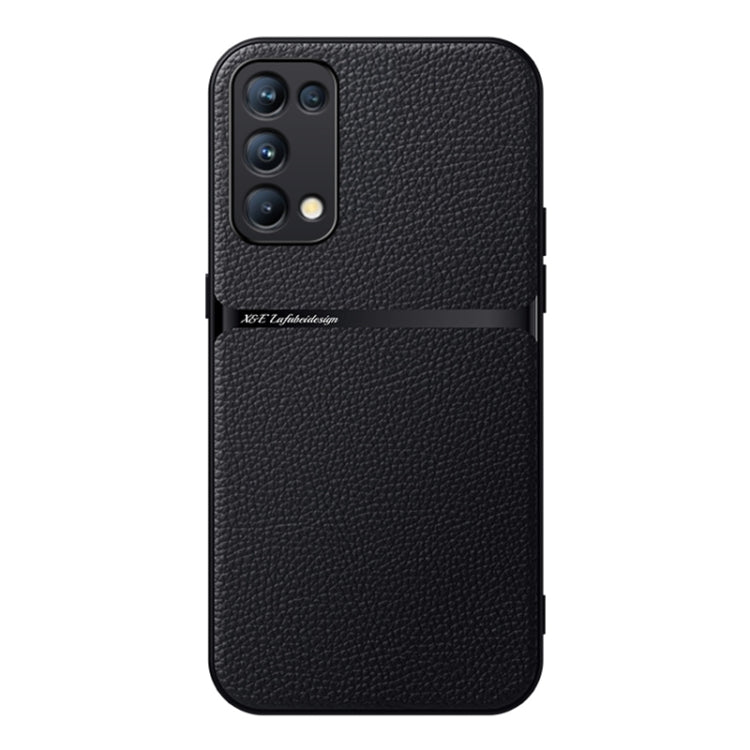 Litchi Leather Magnetic Full Coverage Shockproof Phone Case, For OPPO Find X3, For OPPO Reno5 4G / 5G, For OPPO Reno5 Pro+, For OPPO Reno5 Pro