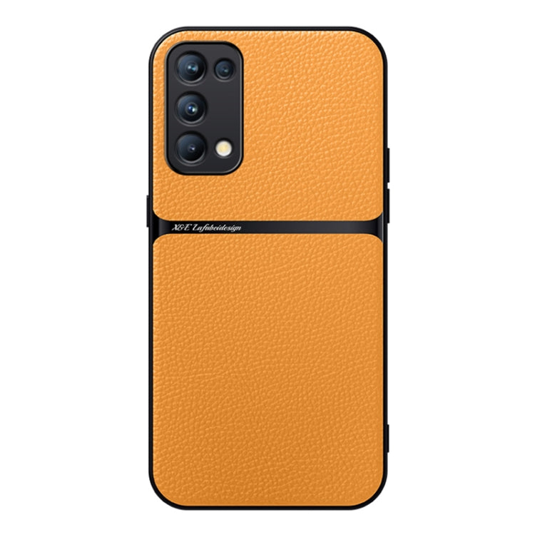 Litchi Leather Magnetic Full Coverage Shockproof Phone Case, For OPPO Find X3, For OPPO Reno5 4G / 5G, For OPPO Reno5 Pro+, For OPPO Reno5 Pro