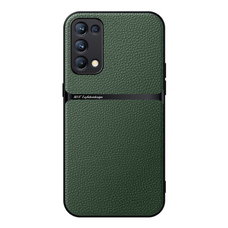 Litchi Leather Magnetic Full Coverage Shockproof Phone Case, For OPPO Find X3, For OPPO Reno5 4G / 5G, For OPPO Reno5 Pro+, For OPPO Reno5 Pro