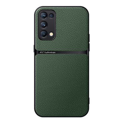 Litchi Leather Magnetic Full Coverage Shockproof Phone Case, For OPPO Find X3, For OPPO Reno5 4G / 5G, For OPPO Reno5 Pro+, For OPPO Reno5 Pro