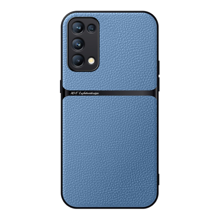 Litchi Leather Magnetic Full Coverage Shockproof Phone Case, For OPPO Find X3, For OPPO Reno5 4G / 5G, For OPPO Reno5 Pro+, For OPPO Reno5 Pro