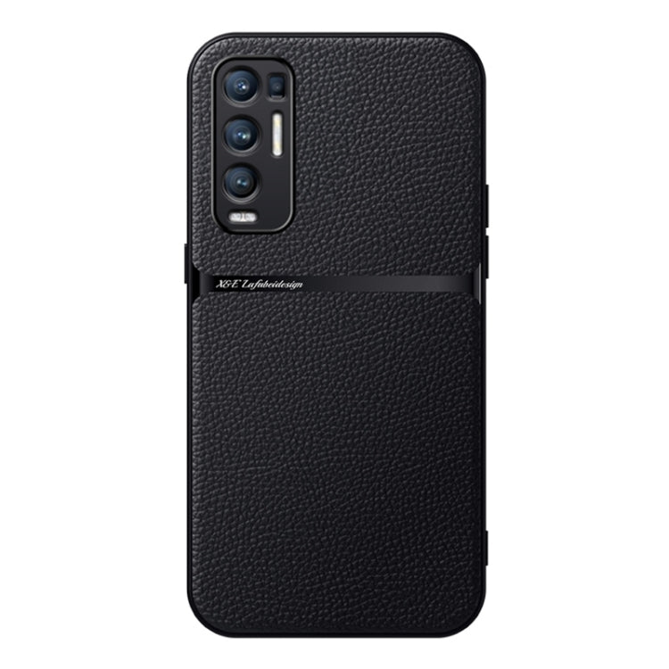 Litchi Leather Magnetic Full Coverage Shockproof Phone Case, For OPPO Find X3, For OPPO Reno5 4G / 5G, For OPPO Reno5 Pro+, For OPPO Reno5 Pro