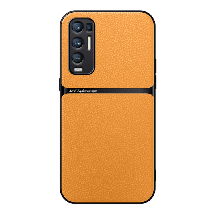 Litchi Leather Magnetic Full Coverage Shockproof Phone Case, For OPPO Find X3, For OPPO Reno5 4G / 5G, For OPPO Reno5 Pro+, For OPPO Reno5 Pro