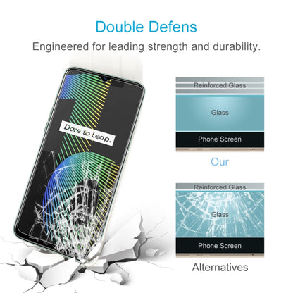 Tempered glass screen protector film with reinforced glass layer for phone screen