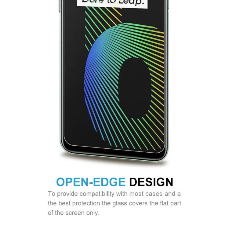Tempered glass screen protector film with open-edge design, clear 2.5D curve