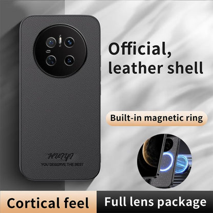 HUIYI Leather Magnetic Phone Case, For Huawei Mate 70, For Huawei nova 13 Pro, For Huawei Pura 70 Pro / 70 Pro+, For Huawei Pura 70 Ultra, For Huawei Pura 70