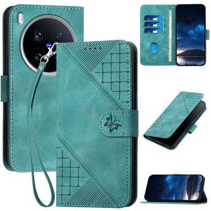 Grid Butterfly Embossed Pattern Leather Phone Case with Lanyard, For vivo Y37t 5G / Y50e / Y50s 5G, For vivo Y21 5G 2026 / Y05 4G, For vivo V70 FE 5G, For vivo Y31d 4G, For vivo V70 5G, For vivo Y500 Pro 5G, For vivo Y31 5G 2025, For vivo V60 Lite 5G  ...