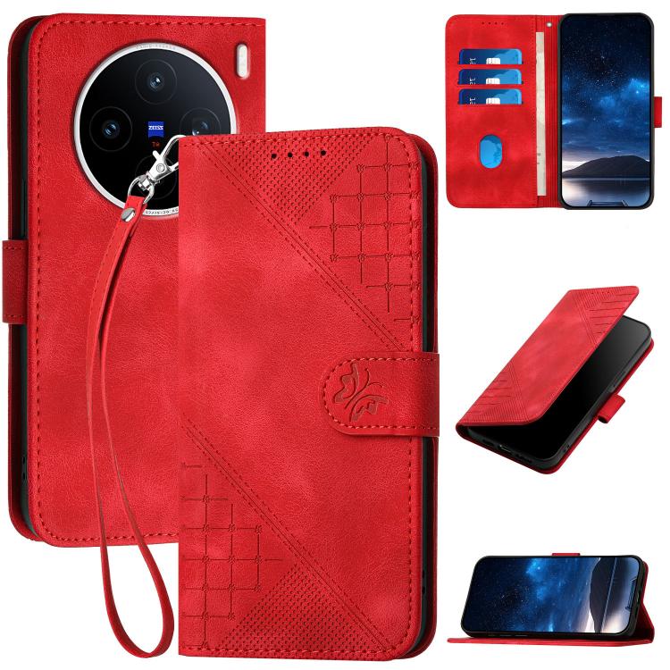 Grid Butterfly Embossed Pattern Leather Phone Case with Lanyard, For vivo Y37t 5G / Y50e / Y50s 5G, For vivo Y21 5G 2026 / Y05 4G, For vivo V70 FE 5G, For vivo Y31d 4G, For vivo V70 5G, For vivo Y500 Pro 5G, For vivo Y31 5G 2025, For vivo V60 Lite 5G  ...