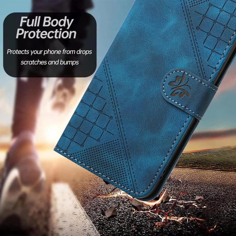 Grid Butterfly Embossed Pattern Leather Phone Case with Lanyard, For vivo Y37t 5G / Y50e / Y50s 5G, For vivo Y21 5G 2026 / Y05 4G, For vivo V70 FE 5G, For vivo Y31d 4G, For vivo V70 5G, For vivo Y500 Pro 5G, For vivo Y31 5G 2025, For vivo V60 Lite 5G  ...