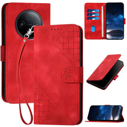 Grid Butterfly Embossed Pattern Leather Phone Case with Lanyard, For vivo Y37t 5G / Y50e / Y50s 5G, For vivo Y21 5G 2026 / Y05 4G, For vivo V70 FE 5G, For vivo Y31d 4G, For vivo V70 5G, For vivo Y500 Pro 5G, For vivo Y31 5G 2025, For vivo V60 Lite 5G  ...