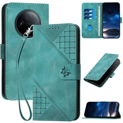 Grid Butterfly Embossed Pattern Leather Phone Case with Lanyard, For vivo Y37t 5G / Y50e / Y50s 5G, For vivo Y21 5G 2026 / Y05 4G, For vivo V70 FE 5G, For vivo Y31d 4G, For vivo V70 5G, For vivo Y500 Pro 5G, For vivo Y31 5G 2025, For vivo V60 Lite 5G  ...