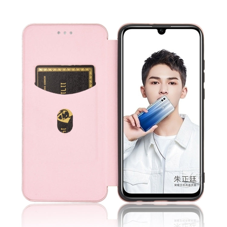 Pink magnetic flip phone case with card slot and stand-up front cover