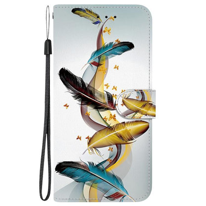 Crystal Texture Colored Drawing Leather Phone Case, For Xiaomi 13T / 13T Pro