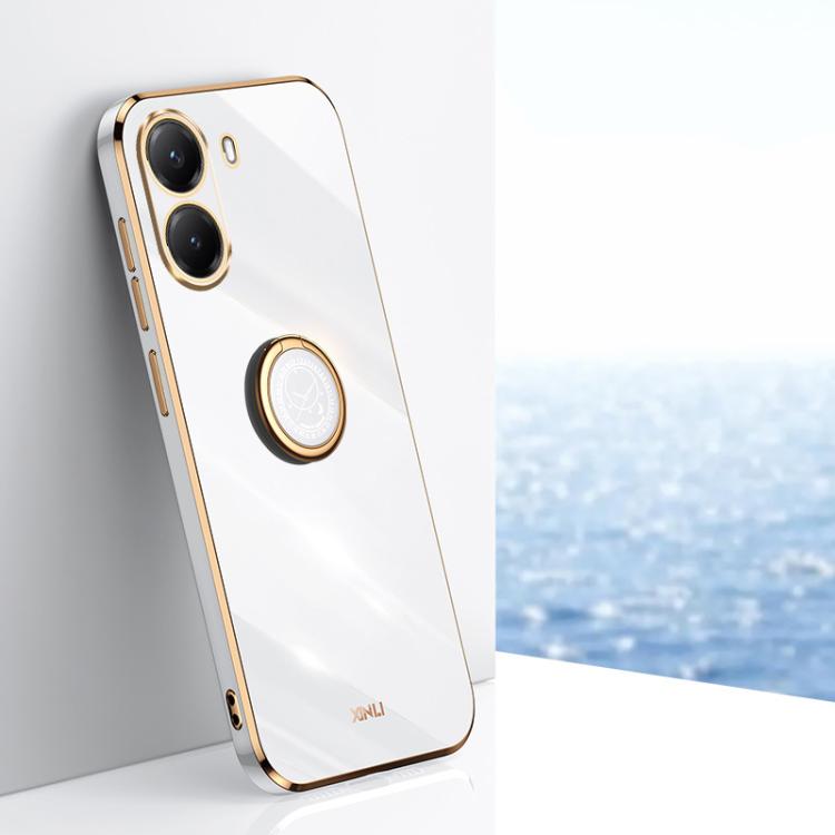 XINLI Straight Edge 6D Electroplate TPU Phone Case with Ring Holder, For Xiaomi 17T Pro 5G, For Xiaomi 17T 5G, For Xiaomi Poco X8 Pro Max 5G, For Xiaomi 17 Ultra, For Xiaomi 17 Pro Max, For Xiaomi 17 Pro, For Xiaomi 17, For Xiaomi 15T Pro 5G           ...