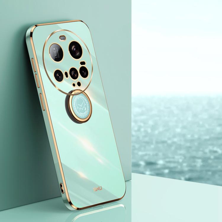 XINLI Straight Edge 6D Electroplate TPU Phone Case with Ring Holder, For Xiaomi 17T Pro 5G, For Xiaomi 17T 5G, For Xiaomi Poco X8 Pro Max 5G, For Xiaomi 17 Ultra, For Xiaomi 17 Pro Max, For Xiaomi 17 Pro, For Xiaomi 17, For Xiaomi 15T Pro 5G           ...