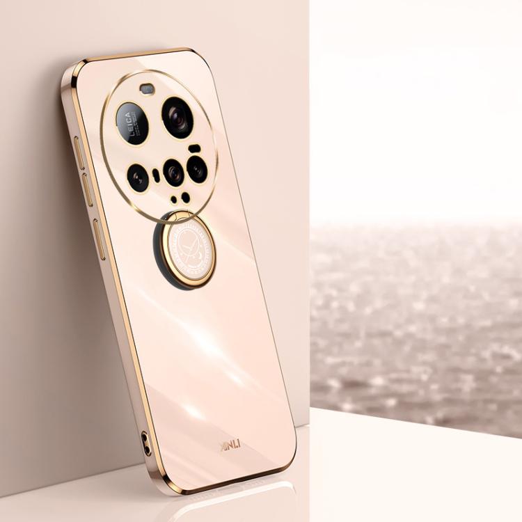 XINLI Straight Edge 6D Electroplate TPU Phone Case with Ring Holder, For Xiaomi 17T Pro 5G, For Xiaomi 17T 5G, For Xiaomi Poco X8 Pro Max 5G, For Xiaomi 17 Ultra, For Xiaomi 17 Pro Max, For Xiaomi 17 Pro, For Xiaomi 17, For Xiaomi 15T Pro 5G           ...