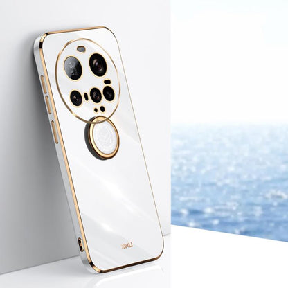 XINLI Straight Edge 6D Electroplate TPU Phone Case with Ring Holder, For Xiaomi 17T Pro 5G, For Xiaomi 17T 5G, For Xiaomi Poco X8 Pro Max 5G, For Xiaomi 17 Ultra, For Xiaomi 17 Pro Max, For Xiaomi 17 Pro, For Xiaomi 17, For Xiaomi 15T Pro 5G           ...