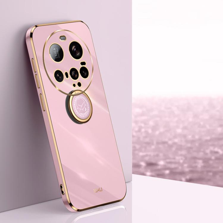 XINLI Straight Edge 6D Electroplate TPU Phone Case with Ring Holder, For Xiaomi 17T Pro 5G, For Xiaomi 17T 5G, For Xiaomi Poco X8 Pro Max 5G, For Xiaomi 17 Ultra, For Xiaomi 17 Pro Max, For Xiaomi 17 Pro, For Xiaomi 17, For Xiaomi 15T Pro 5G           ...