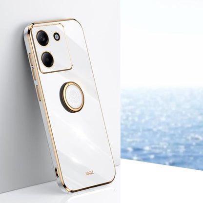 XINLI Straight Edge 6D Electroplate TPU Phone Case with Ring Holder, For Xiaomi 17T Pro 5G, For Xiaomi 17T 5G, For Xiaomi Poco X8 Pro Max 5G, For Xiaomi 17 Ultra, For Xiaomi 17 Pro Max, For Xiaomi 17 Pro, For Xiaomi 17, For Xiaomi 15T Pro 5G           ...