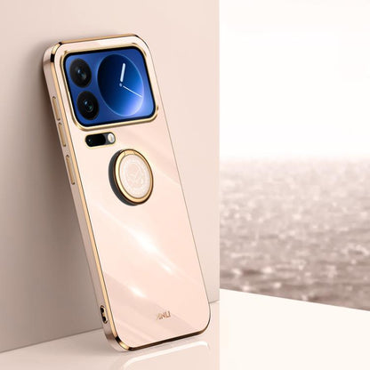 XINLI Straight Edge 6D Electroplate TPU Phone Case with Ring Holder, For Xiaomi 17T Pro 5G, For Xiaomi 17T 5G, For Xiaomi Poco X8 Pro Max 5G, For Xiaomi 17 Ultra, For Xiaomi 17 Pro Max, For Xiaomi 17 Pro, For Xiaomi 17, For Xiaomi 15T Pro 5G           ...