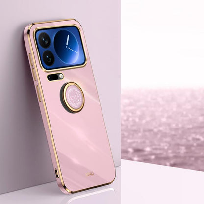 XINLI Straight Edge 6D Electroplate TPU Phone Case with Ring Holder, For Xiaomi 17T Pro 5G, For Xiaomi 17T 5G, For Xiaomi Poco X8 Pro Max 5G, For Xiaomi 17 Ultra, For Xiaomi 17 Pro Max, For Xiaomi 17 Pro, For Xiaomi 17, For Xiaomi 15T Pro 5G           ...