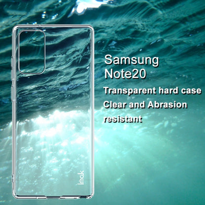 Clear transparent hard phone case covering the phone with corner protection
