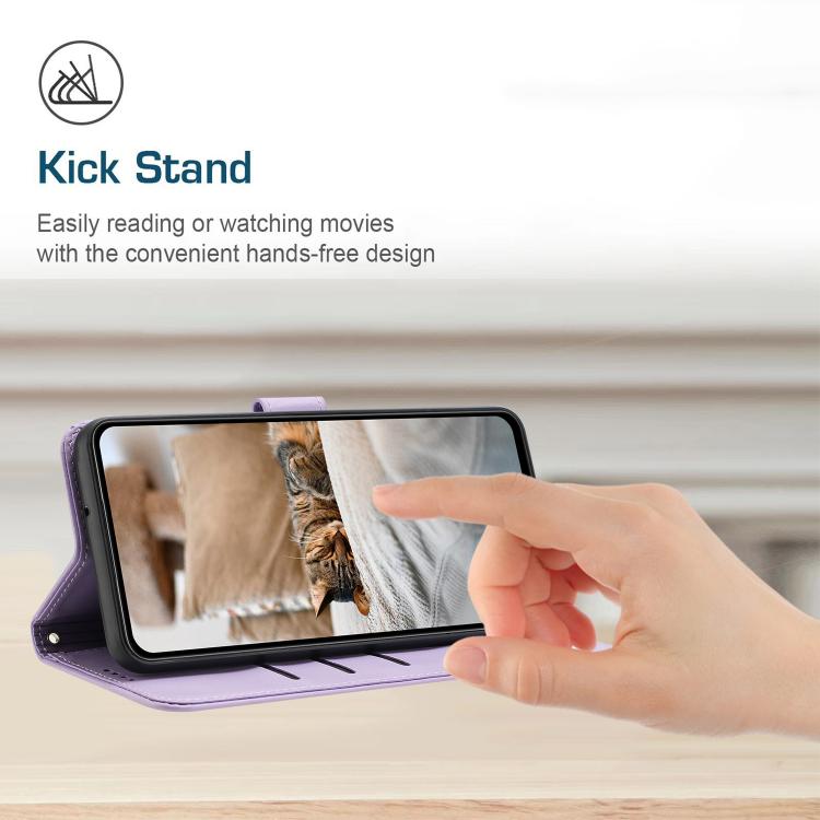 Embossed Kitten Phone Leather Case with Lanyard, For Sharp Aquos wish6, For Sharp Aquos R11, For Sharp Aquos R10 / R9, For Sharp Aquos wish5, For Sharp Aquos Sense 9, For Sharp Aquos wish4 SH-52E, For Sharp Aquos Sense 8, For Sharp Aquos Wish 3