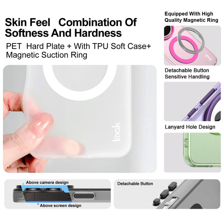 IMAK Candy Series Shockproof MagSafe Phone Case, For OPPO Reno15 Pro Max 5G Global, For OPPO Reno15 Pro 5G Global, For OPPO Find X8s, For OPPO Find X8 Ultra, For OPPO Find X8, For OPPO Find X8 Pro