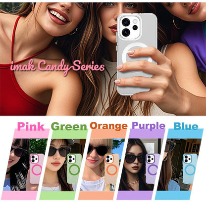 IMAK Candy Series Shockproof MagSafe Phone Case, For OPPO Reno15 Pro Max 5G Global, For OPPO Reno15 Pro 5G Global, For OPPO Find X8s, For OPPO Find X8 Ultra, For OPPO Find X8, For OPPO Find X8 Pro